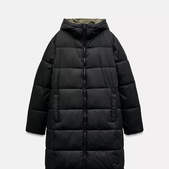 ZARA Reversible Anorak Puffer Jacket sz. S - Picture 6 of 8